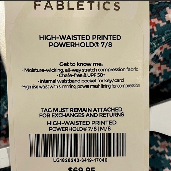 Fabletics Define waisted, 7/8 Leggings - Picture 1 of 7